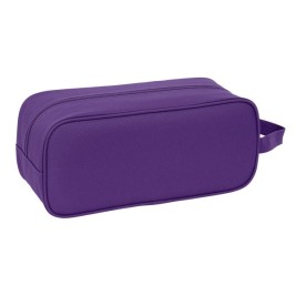 Пътническа Чанта за Обувки Real Valladolid C.F. Бял Лилав 34 x 15 x 14 cm
