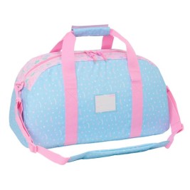 Спортна Чанта BlackFit8 Smile Розов Светло син 50 x 26 x 20 cm