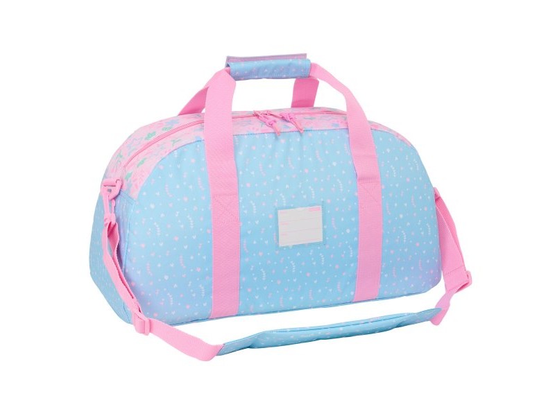 Спортна Чанта BlackFit8 Smile Розов Светло син 50 x 26 x 20 cm