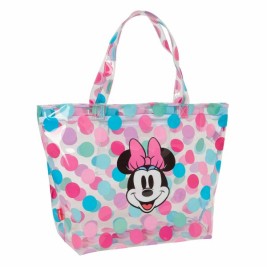 Чанта за пазаруване Minnie Mouse Beach Многоцветен Прозрачен 54 x 35 x 17 cm