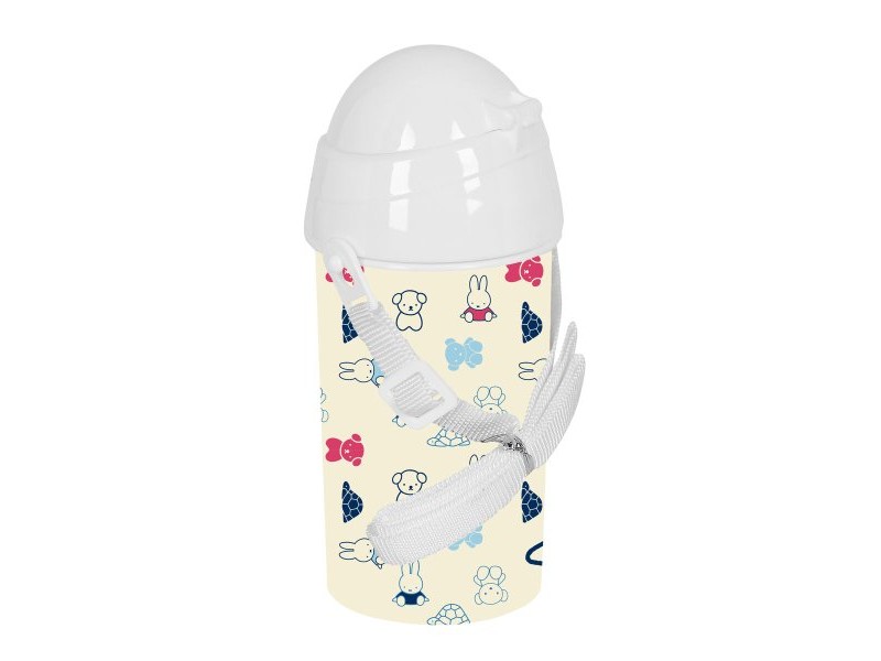 Бутилка за вода Miffy Buddy Бежов PVC 500 ml