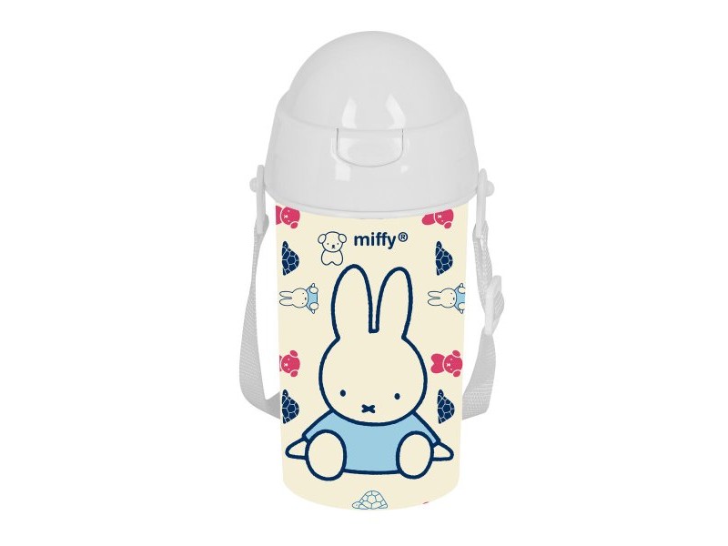Бутилка за вода Miffy Buddy Бежов PVC 500 ml