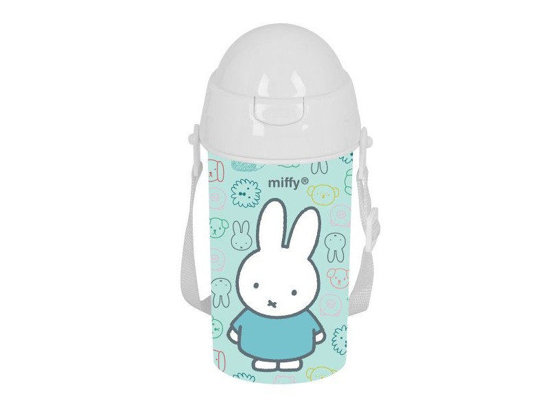 Бутилка за вода Miffy Friends Син PVC 500 ml
