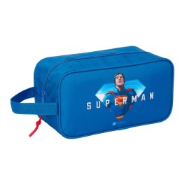 Пътническа Чанта за Обувки Superman Син 29 x 15 x 14 cm