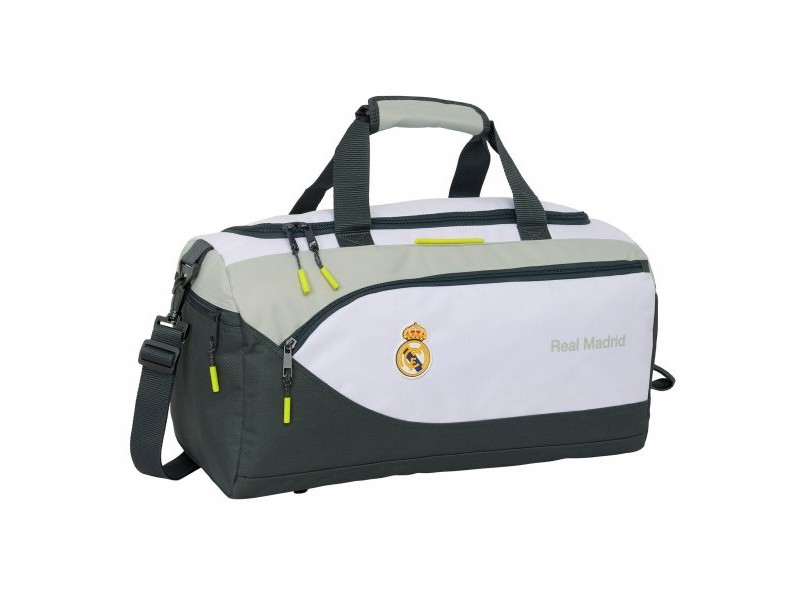Спортна Чанта Real Madrid C.F. Бял Черен 50 x 25 x 25 cm Спортна Чанта Real Madrid C.F. Бял Черен 50 x 25 x 25 cm