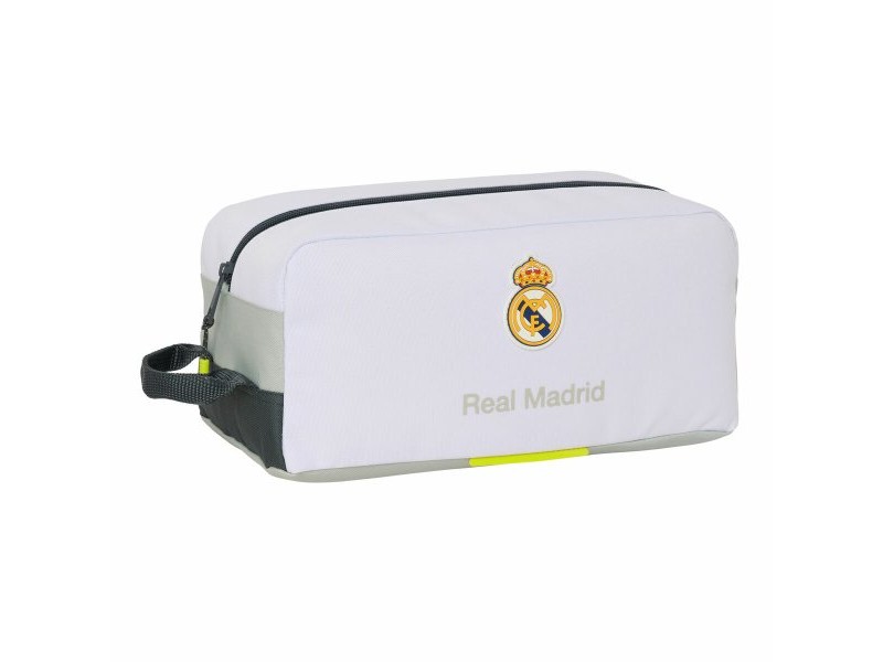 Пътническа Чанта за Обувки Real Madrid C.F. Бял 34 x 15 x 18 cm
