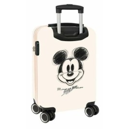 Куфар на Колелца за Ръчен Багаж Stitch BABY Бял 20'' 20 L 34,5 x 55 x 20 cm