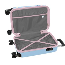 Куфар на Колелца за Ръчен Багаж Stitch HAPPY Селесте 20'' 20 L 34,5 x 55 x 20 cm