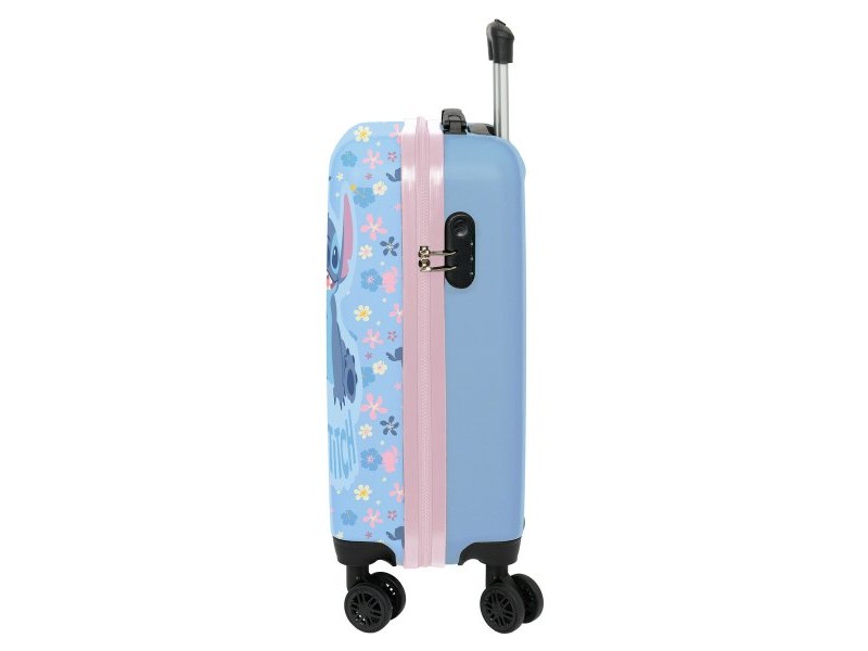 Куфар на Колелца за Ръчен Багаж Stitch HAPPY Селесте 20'' 20 L 34,5 x 55 x 20 cm