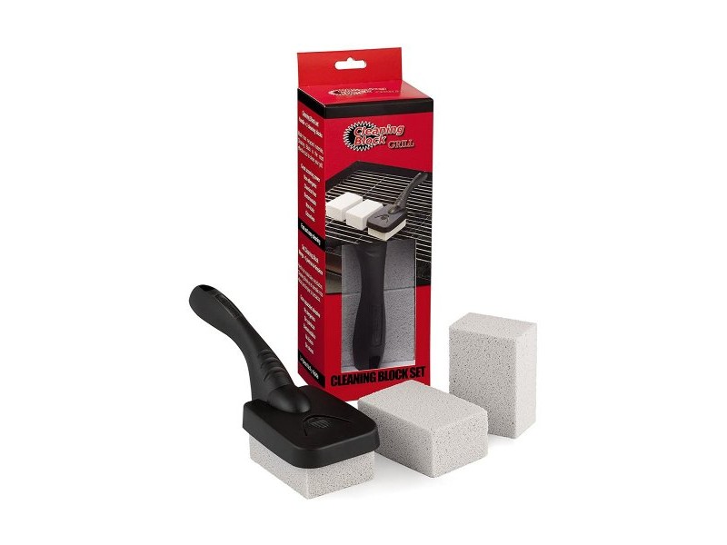 Четка за Почистване на Барбекю Cleaning Block Сив 27 cm