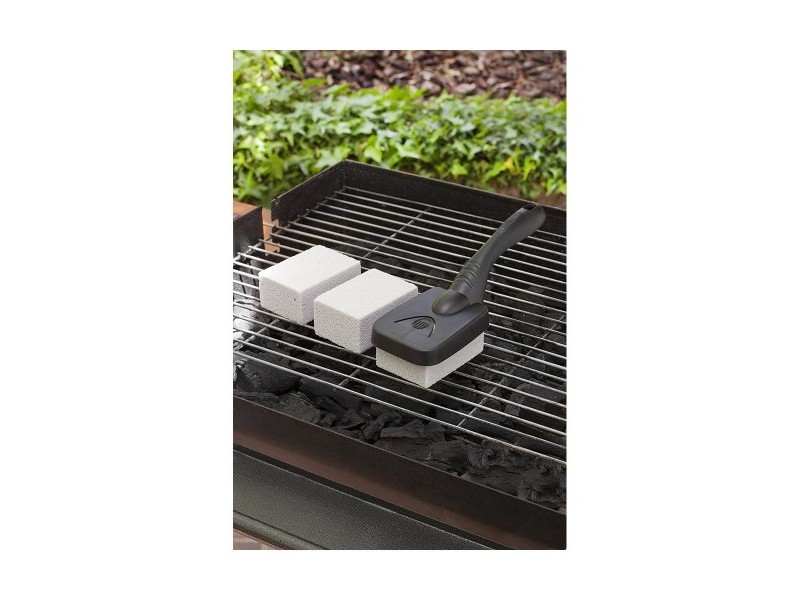 Четка за Почистване на Барбекю Cleaning Block Сив 27 cm