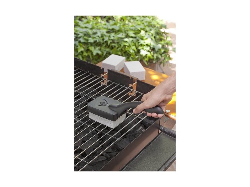 Четка за Почистване на Барбекю Cleaning Block Сив 27 cm Четка за Почистване на Барбекю Cleaning Block Сив 27 cm