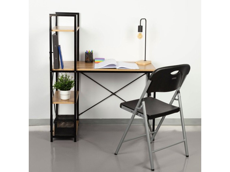 Бюро с рафт Max Home Стомана меламин ПДЧ 120 x 12 x 64 cm