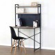 Бюро с рафтове Max Home Стомана меламин ПДЧ 84 x 148 x 50 cm Бюро с рафтове Max Home Стомана меламин ПДЧ 84 x 148 x 50 cm