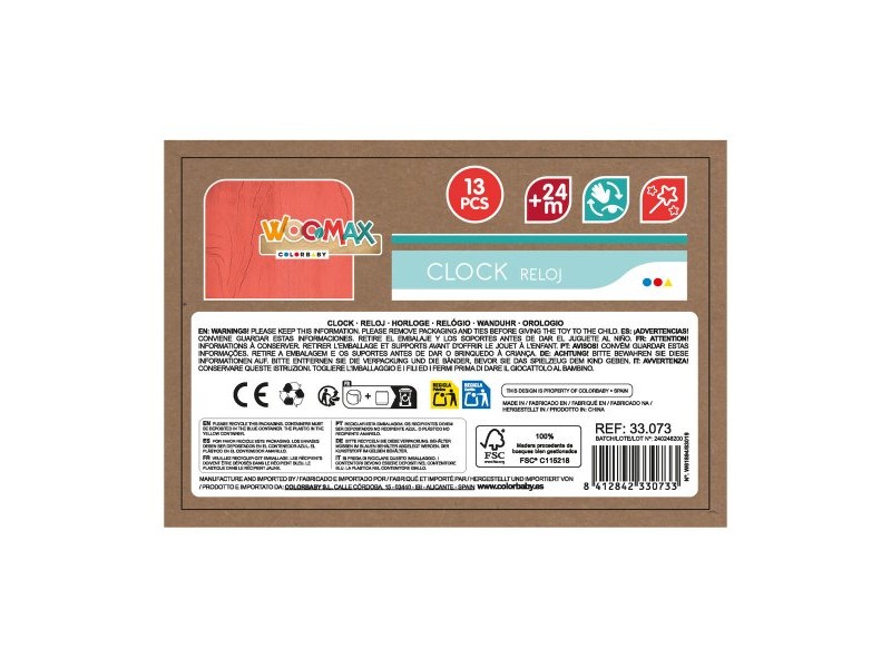Бебешки часовник Colorbaby
