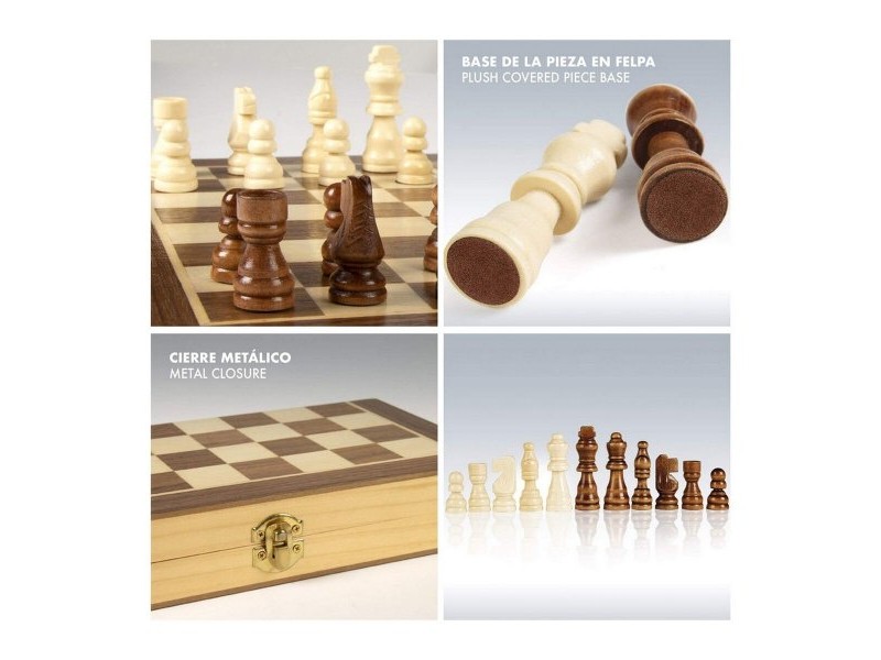 Шах CB Games Дървен 33 Части