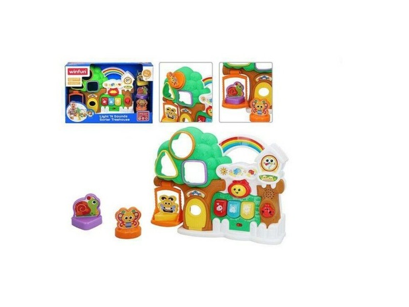Интерактивна Играчка WinFun Sorter Treehouse Winfun 32 x 24,5 x 7 cm