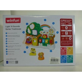 Интерактивна Играчка WinFun Sorter Treehouse Winfun 32 x 24,5 x 7 cm