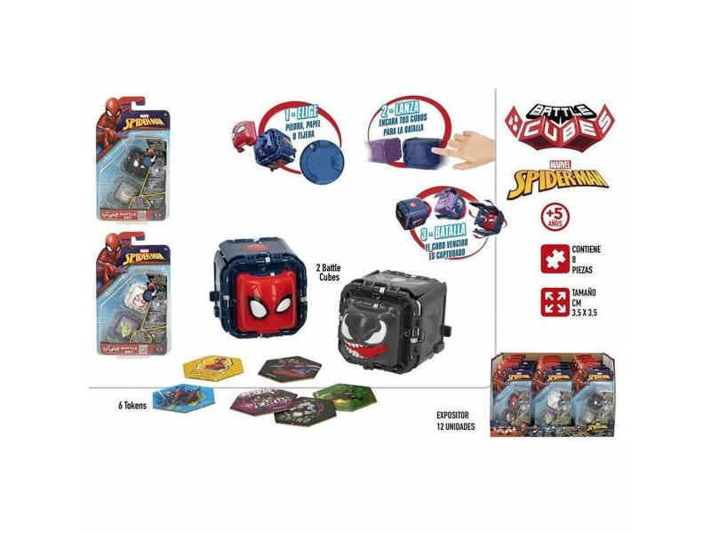 Playset Spider-Man 3,5 x 3,5 x 6 cm 8 Части Playset Spider-Man 3,5 x 3,5 x 6 cm 8 Части