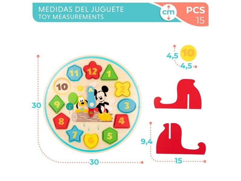 Бебешки часовник Disney Disney (30 cm)