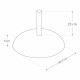 Base pour parapluie Aktive Черен 25 kg