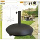 Base pour parapluie Aktive 50 x 34 x 50 cm Цимент Стомана Base pour parapluie Aktive 50 x 34 x 50 cm Цимент Стомана