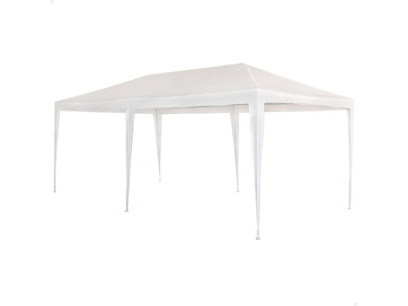 Беседка Aktive 300 x 255 x 600 cm Метал Бял Пластмаса
