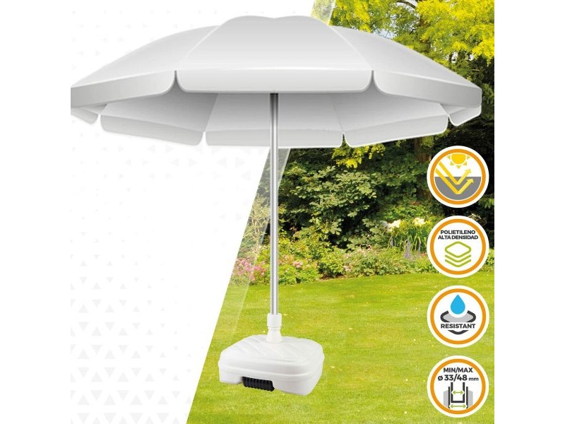Base pour parapluie Aktive Бял Полирезин