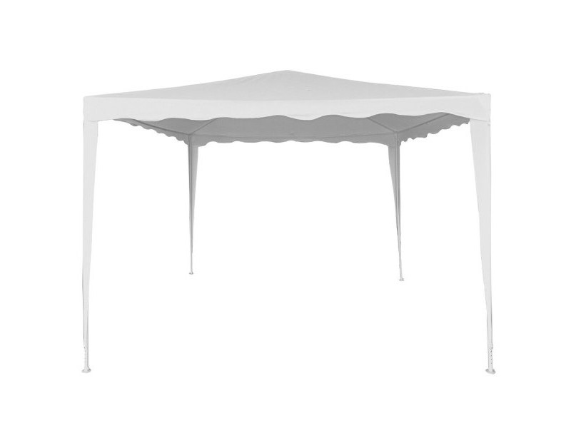 Беседка Aktive 300 x 250 x 300 cm Стомана Бял Пластмаса