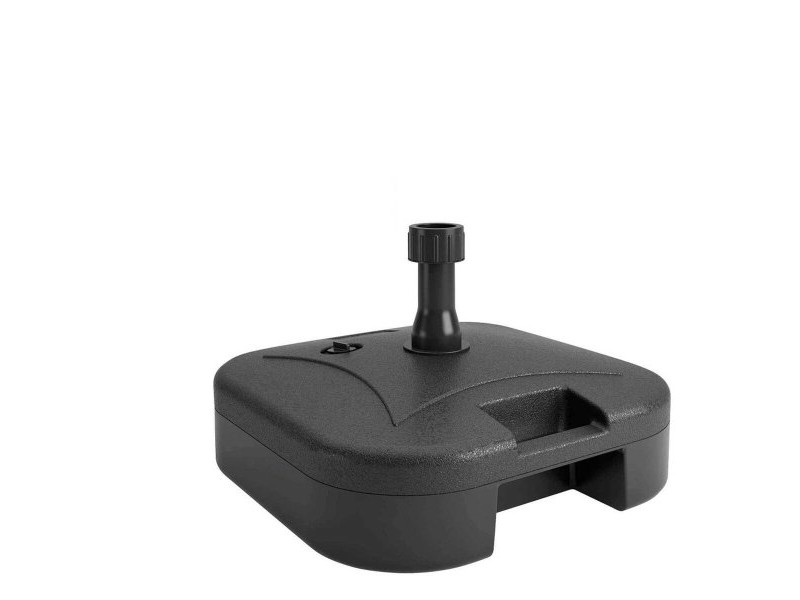 Base pour parapluie Aktive 44,5 x 12,5 x 44,5 cm Черен Пластмаса