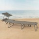 Lamamistool Aktive Сив 193 x 53 x 30 cm Сгъваем Чадър за слънце Lamamistool Aktive Сив 193 x 53 x 30 cm Сгъваем Чадър за слънце