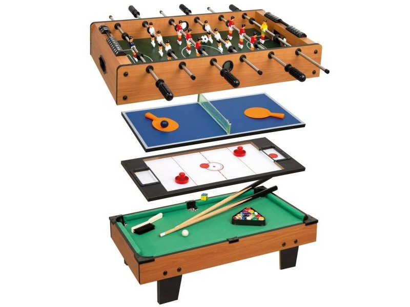 Маса за Много Игри CB Games 81 x 27 x 43 cm 4 в 1