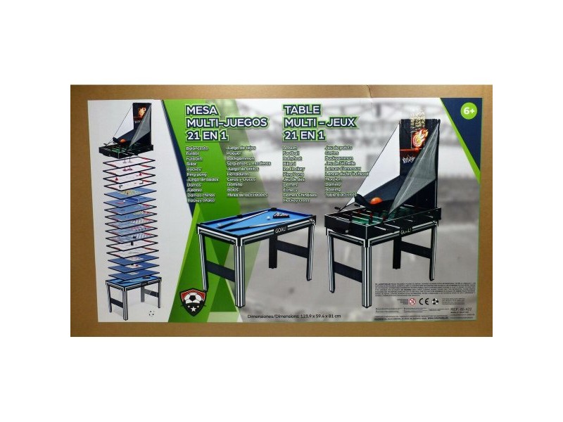 Маса за Много Игри CB Games Пластмаса 124 x 81 x 60 cm