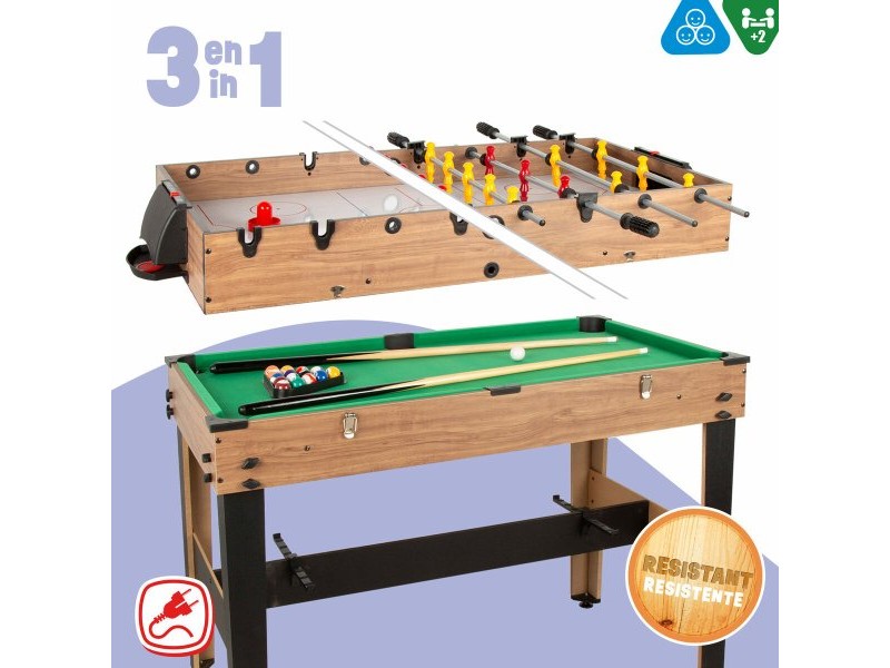 Маса за Много Игри CB Games 107 x 88 x 58 cm 3 в 1