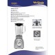 Блендер с чаша Mx Onda MXBBE2120 Стомана 1000 W