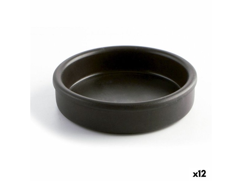 Тенджера Quid Barro Lux Черен Керамика Ø 14 cm (12 броя)