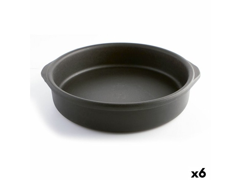 Тенджера Quid Barro Lux Черен Керамика Ø 26 cm (6 броя)