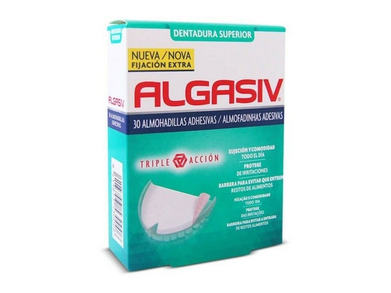 Лепящи Подложки за Протези за Зъби Superior Algasiv ALGASIV SUPERIOR (30 uds) Лепящи Подложки за Протези за Зъби Superior Algasiv ALGASIV SUPERIOR (30 uds)