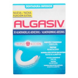 Лепящи Подложки за Протези за Зъби Algasiv ALGASIV INFERIOR (30 uds)