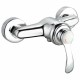 Смесител Rousseau Byron Сив Chrome Метал Месинг 15 cm Душ