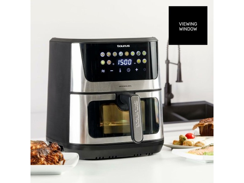 въздушен фритюрник Taurus Черен 2100 W 8 L