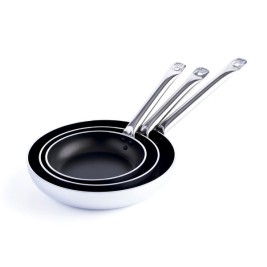 Тиган Quid Professional Pro-induction Черен Метал Стомана Ø 24 cm (6 броя)