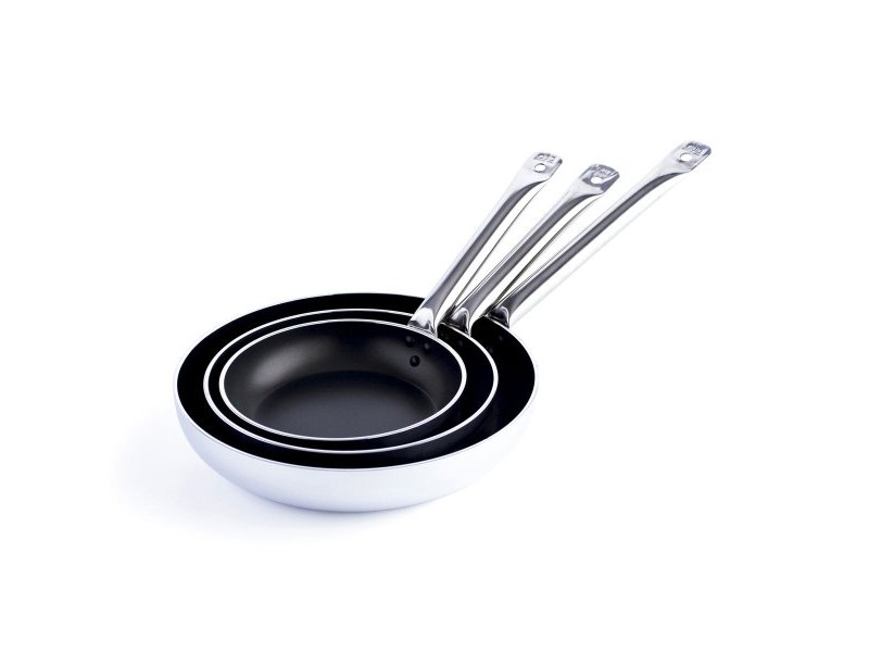 Тиган Quid Professional Pro-induction Черен Метал Стомана Ø 24 cm (6 броя)