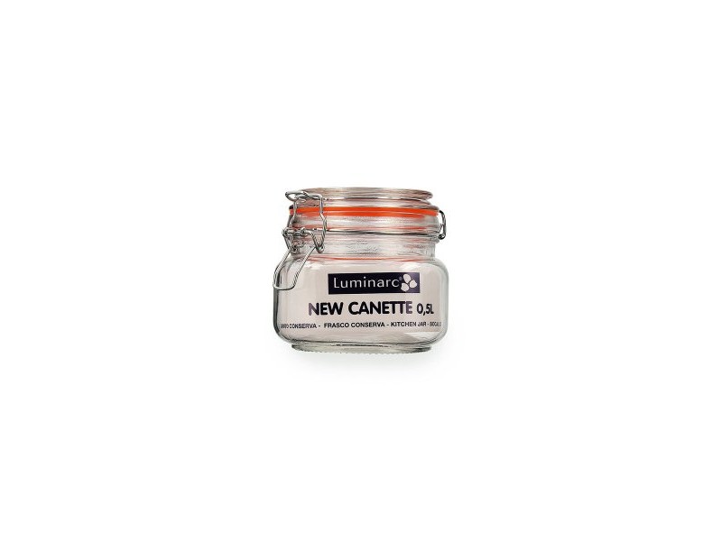 Стъклен Буркан Quid New Canette Прозрачен Cтъкло (0,5L) (Pack 6x)