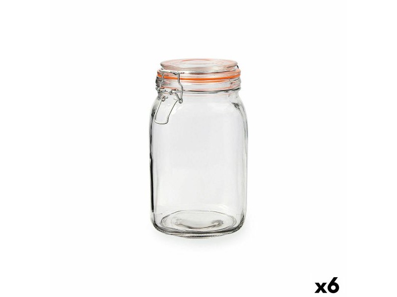 Стъклен Буркан Quid New Canette Прозрачен Cтъкло (1,5L) (Pack 6x)