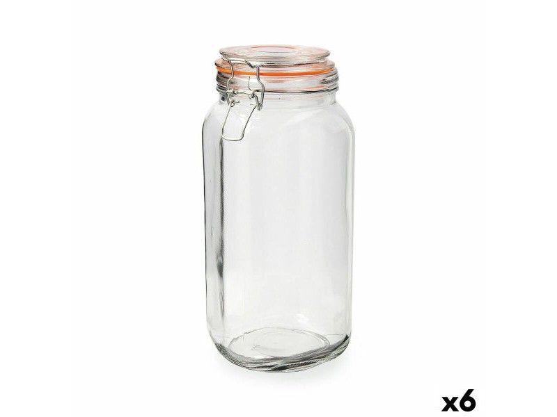 Стъклен Буркан Quid New Canette Прозрачен Cтъкло 2 L (Pack 6x)