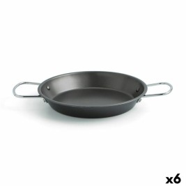 Тиган Quid Senia Черен Метал Стомана Ø 26 cm (6 броя)
