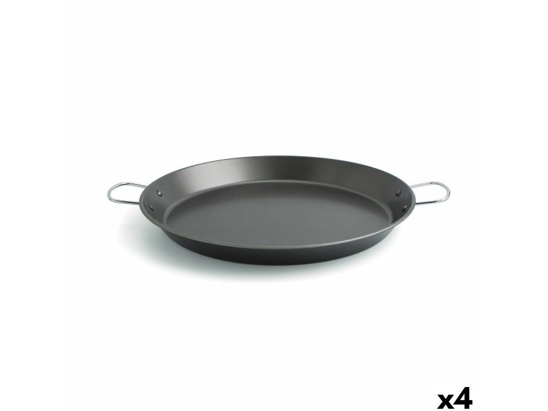 Тиган Quid Senia Черен Метал Стомана Ø 46 cm (4 броя)