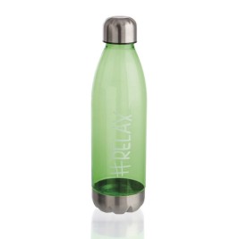 Бутилка за вода Quid Quidate Зелен Пластмаса 750 ml (24 броя)