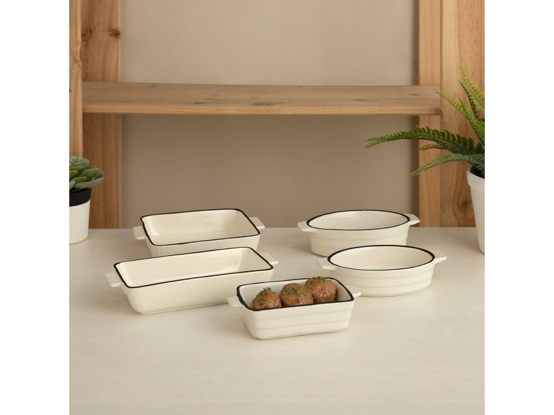 Тенджера Quid Cocco Керамика Бял (23 x 11 x 4,5 cm) (Pack 12x) Тенджера Quid Cocco Керамика Бял (23 x 11 x 4,5 cm) (Pack 12x)